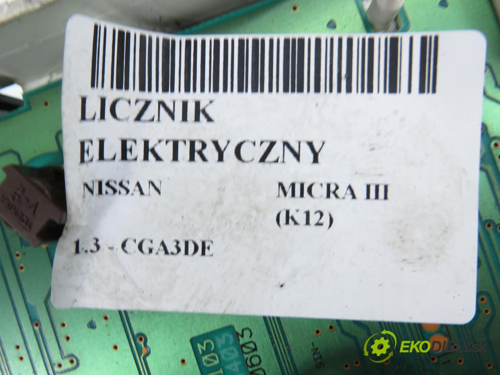 NISSAN MICRA III (K12) HB 2004 65,00 1.3 - CGA3DE 1348,00 prístrojovka elektrický AX7013280461