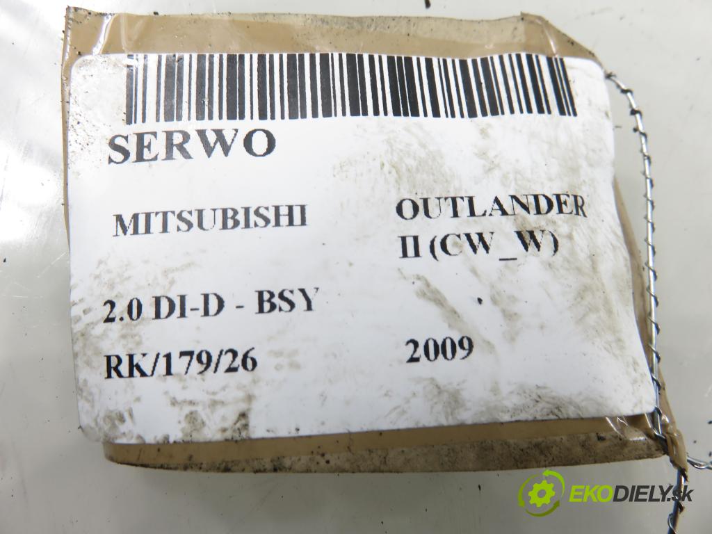 MITSUBISHI OUTLANDER II (CW_W) SUV 2009 103,00 2.0 DI-D 140 - BSY (Volkswagen Group) 1968,00 Posilovač 4680A026 ; 06277760314 (Servočerpadlo)