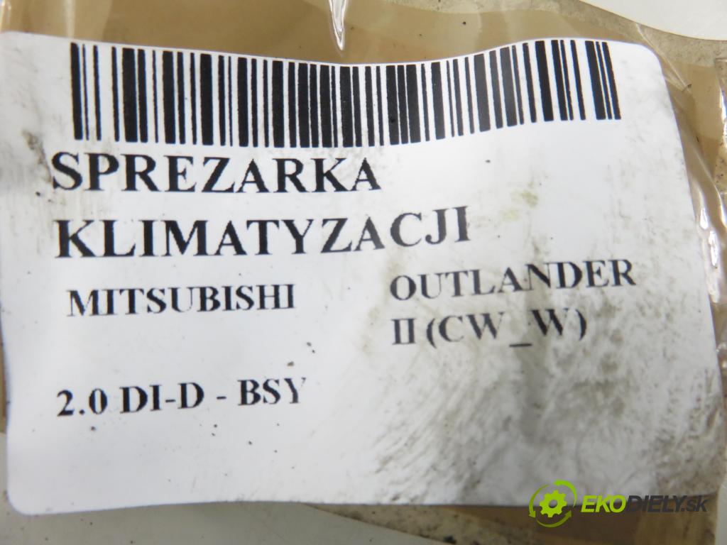 MITSUBISHI OUTLANDER II (CW_W) SUV 2009 103,00 2.0 DI-D 140 - BSY (Volkswagen Group) 1968,00 KOMPRESOR: klimatizace 7813A068 (Kompresor klimatizace)