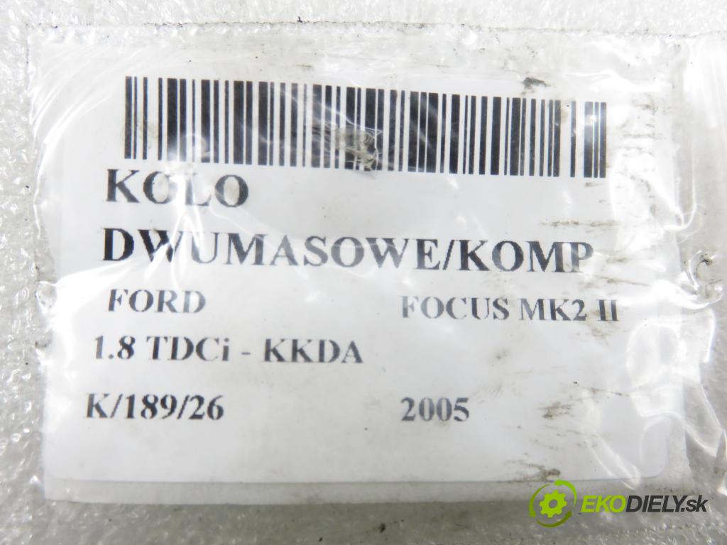 FORD FOCUS II (DA_, HCP) HB 2005 85,00 1.8 TDCi 115 - KKDA 1753,00 řemenice DUAL MASS / COMP 3082000607 ; 186400010 ; 8000009939