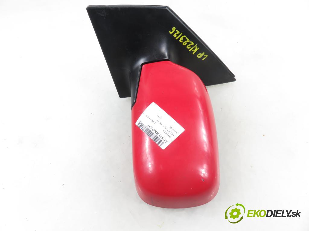 TOYOTA YARIS (_P1_) HB 2004 50,00 1.0 VVT- i 68 - 1SZ-FE 998,00 Spätné zrkadlo 879400D