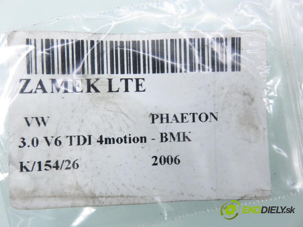 VW PHAETON (3D1, 3D2, 3D3, 3D4, 3D6, 3D7, 3D8, 3D9) SEDAN 2006 165,00 3.0 TDI 2967,00 zámok LTE 3D4839015