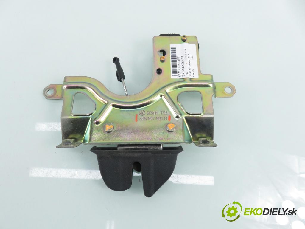 VW PHAETON (3D1, 3D2, 3D3, 3D4, 3D6, 3D7, 3D8, 3D9) SEDAN 2006 165,00 3.0 TDI 2967,00 zámok dveří kufr EL. 3D5827501H