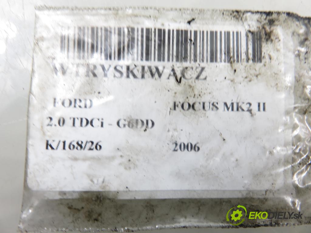 FORD FOCUS II (DA_, HCP) HB 2006 100,00 2.0 TDCi - G6DD 1997,00 vstrekovač 9657144580 (Vstrekovač paliva)