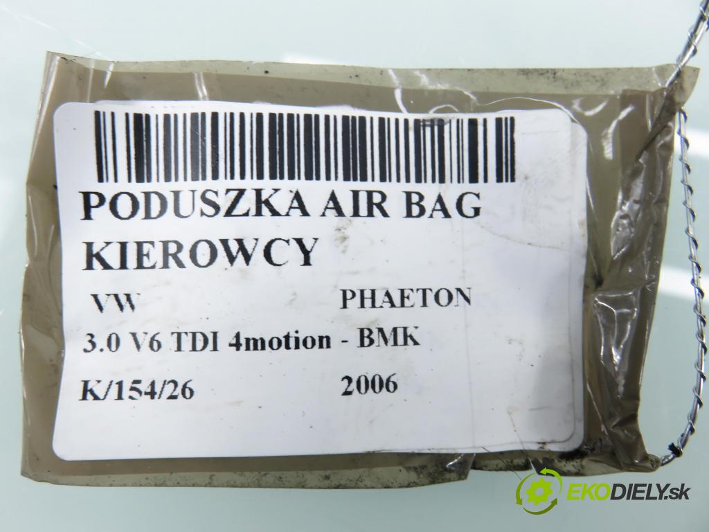 VW PHAETON (3D1, 3D2, 3D3, 3D4, 3D6, 3D7, 3D8, 3D9) SEDAN 2006 165,00 3.0 TDI 2967,00 AirBag air BAG volantu 3D0880201BM