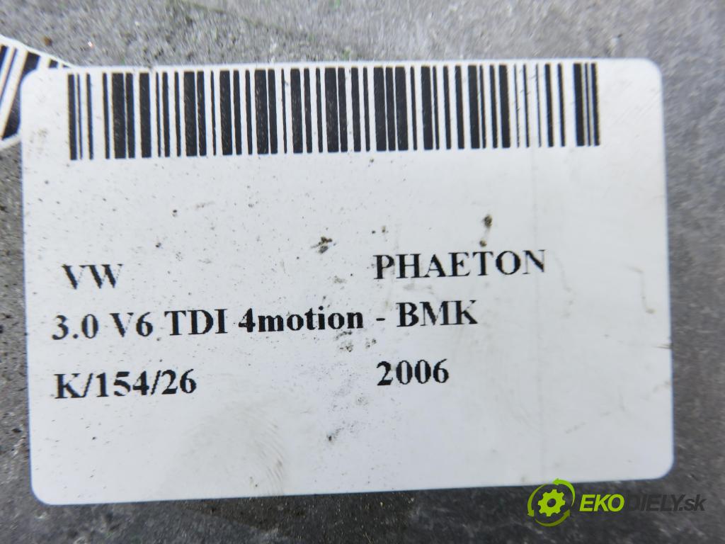 VW PHAETON (3D1, 3D2, 3D3, 3D4, 3D6, 3D7, 3D8, 3D9) SEDAN 2006 165,00 3.0 TDI 2967,00 MODUL akumulátora 3D0915181C ; 0199000001