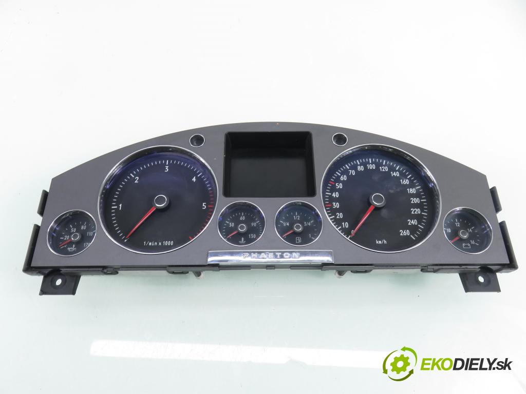 VW PHAETON (3D1, 3D2, 3D3, 3D4, 3D6, 3D7, 3D8, 3D9) SEDAN 2006 165,00 3.0 TDI 2967,00 prístrojovka elektrický 3D0920882F ; 0263619304