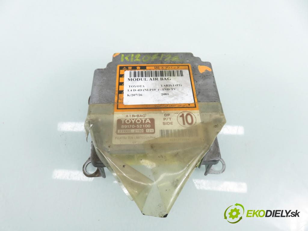 TOYOTA YARIS (_P1_) HB 2001 55,00 1.4 D-4D (NLP10_) - 1ND-TV 1364,00 MODUL air BAG 8917052100
