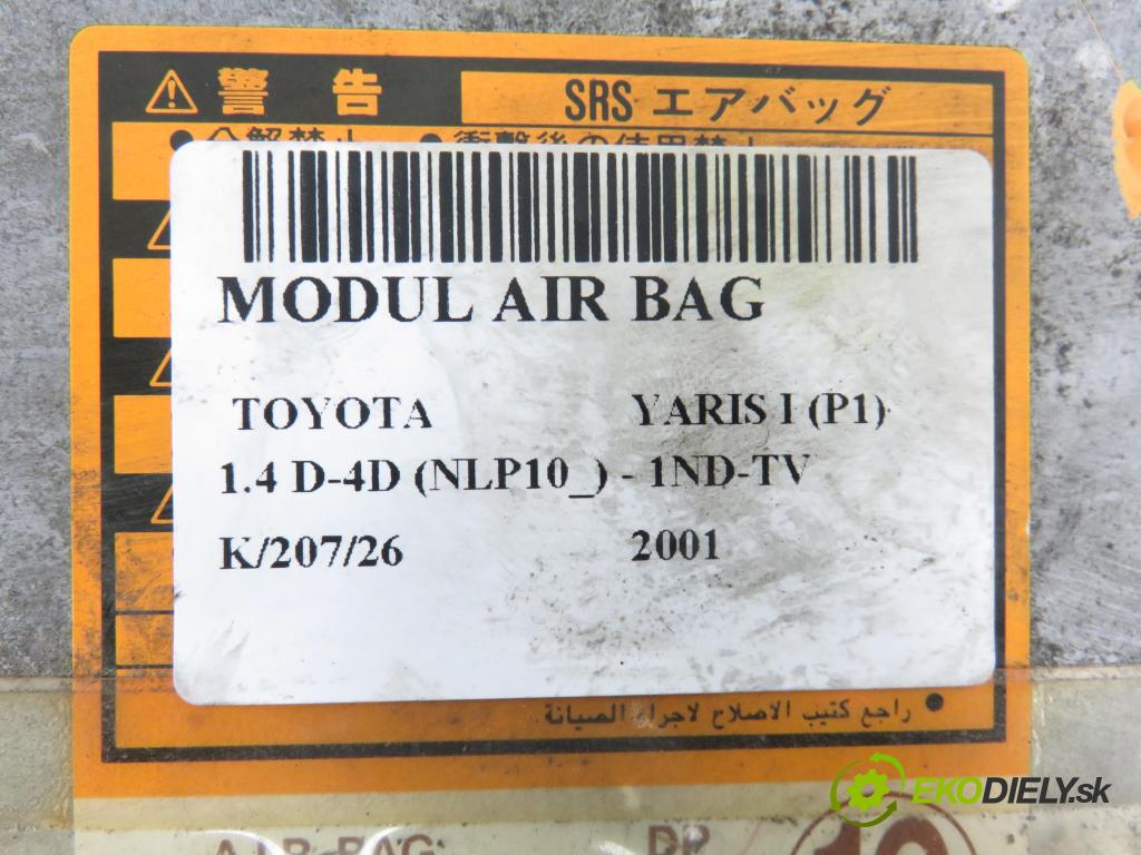 TOYOTA YARIS (_P1_) HB 2001 55,00 1.4 D-4D (NLP10_) - 1ND-TV 1364,00 MODUL air BAG 8917052100