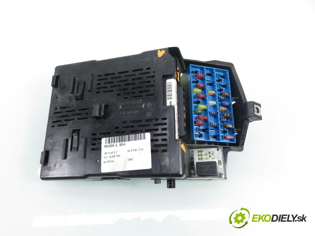 RENAULT SCENIC I (JA0/1_) MINIVAN 2002 0,00 1.6 - K4M 708 1598,00 MODUL BSI S108502610G ; 8200029342B ; 7703397911