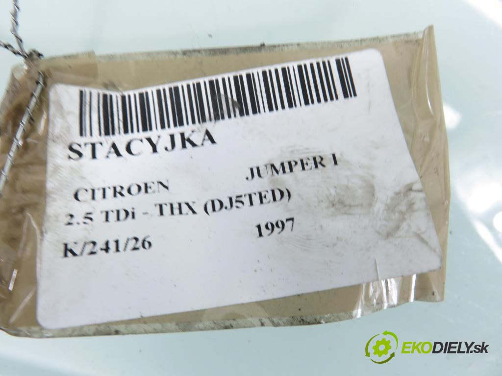 CITROEN JUMPER Platforma / podwozie (230) KABINA/PLATFORMA 1997 79,00 2.5 TDi - THX (DJ5TED) 2446,00 spínačka  (Spínací skříňka)