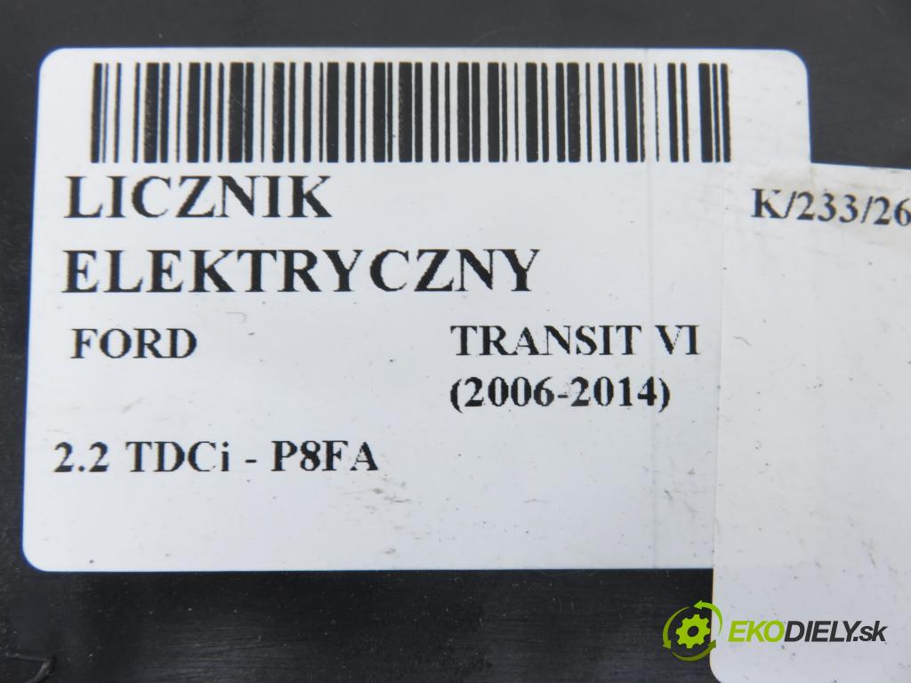 FORD TRANSIT Furgon (FA_ _) FURGON 2008 63,00 2.2 TDCi - P8FA 2198,00 prístrojovka elektrický 8C1T10849CD