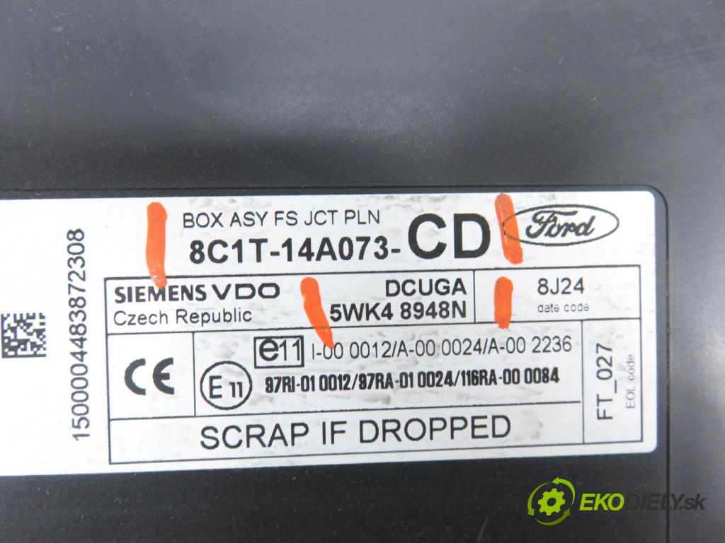 FORD TRANSIT Furgon (FA_ _) FURGON 2008 63,00 2.2 TDCi - P8FA 2198,00 MODUL komfortu 8C1T14A073CD ; 5WK48948N