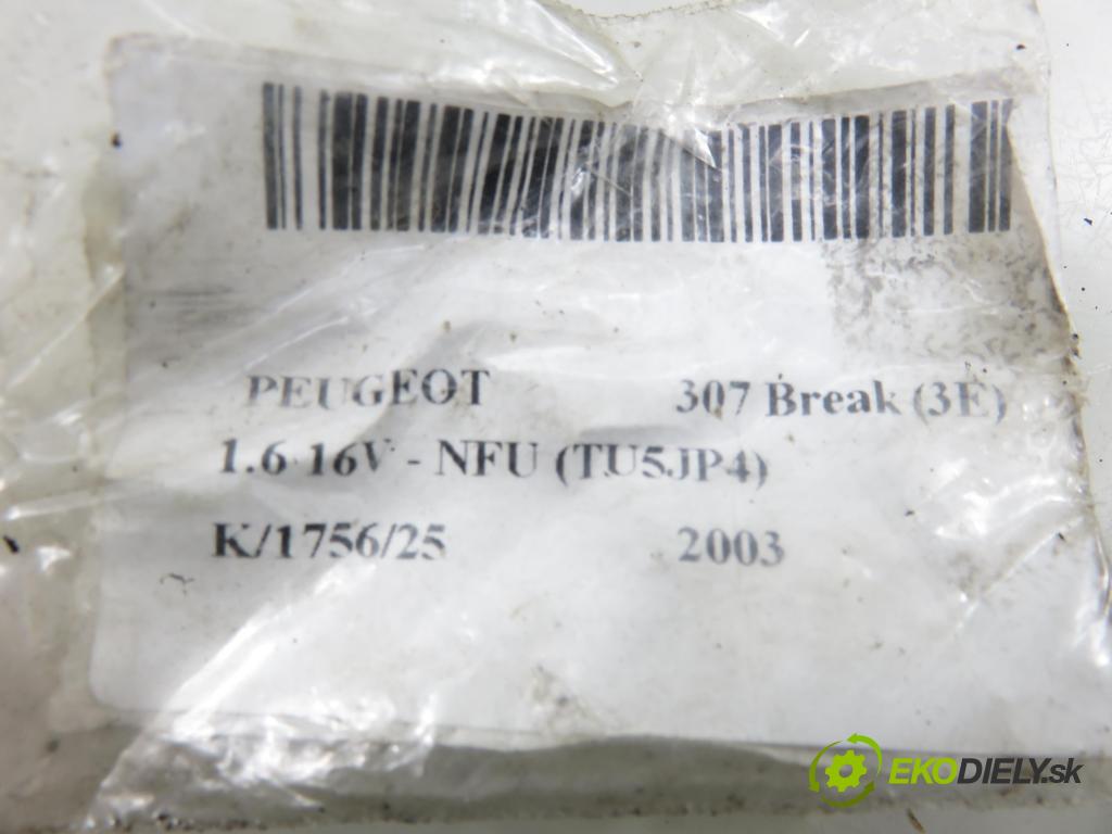 PEUGEOT 307 Break (3E) KOMBI 2003 80,00 1.6 16V - NFU (TU5JP4) 1587,00 tlumič LT