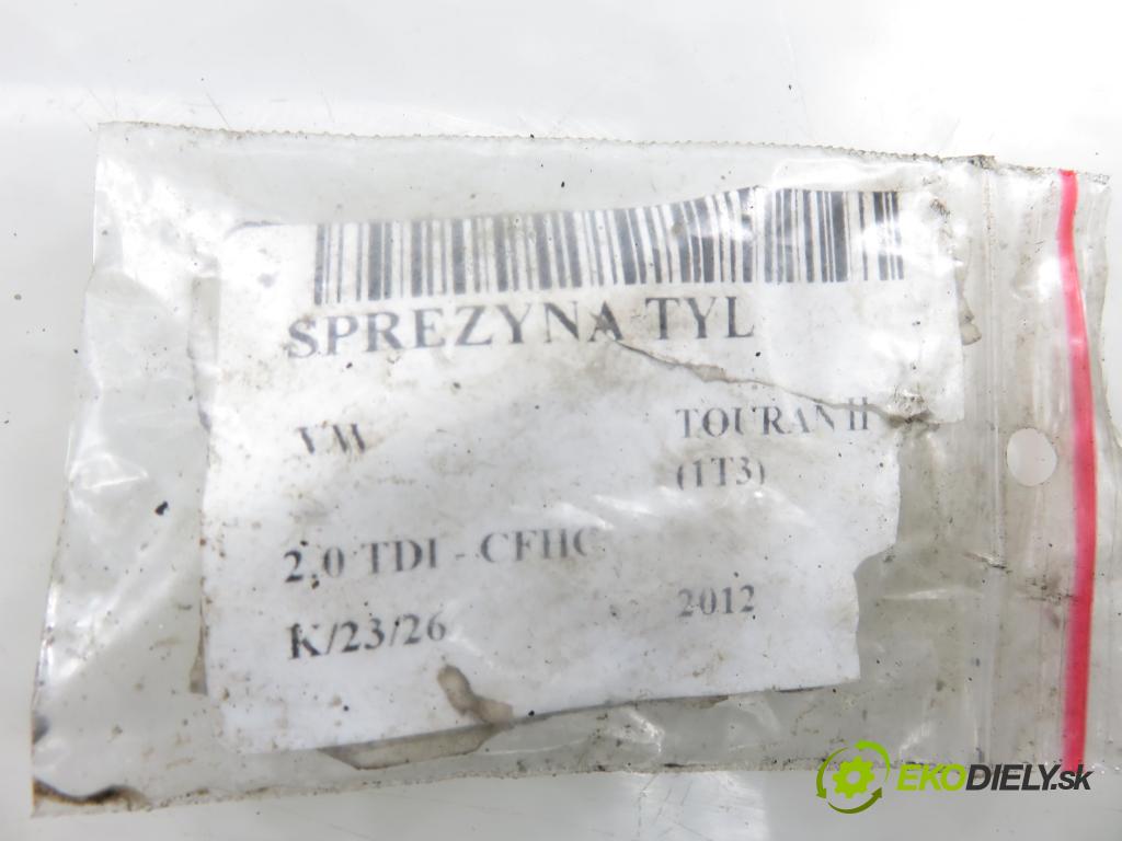 VW TOURAN (1T3) MINIVAN 2012 103,00 2.0 TDI - CFHC 1968,00 Pružina zadné