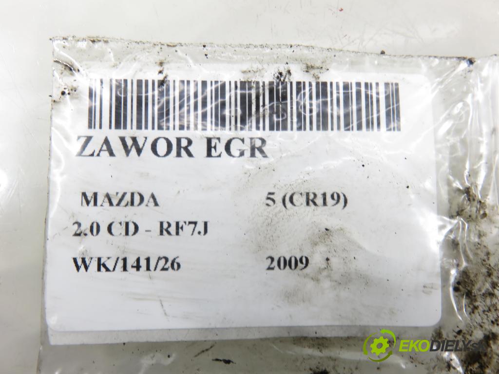MAZDA 5 (CR19) MINIVAN 2009 105,00 2.0 MZR-CD 143 - RF7J 1998,00 VENTIL EGR K5T70871