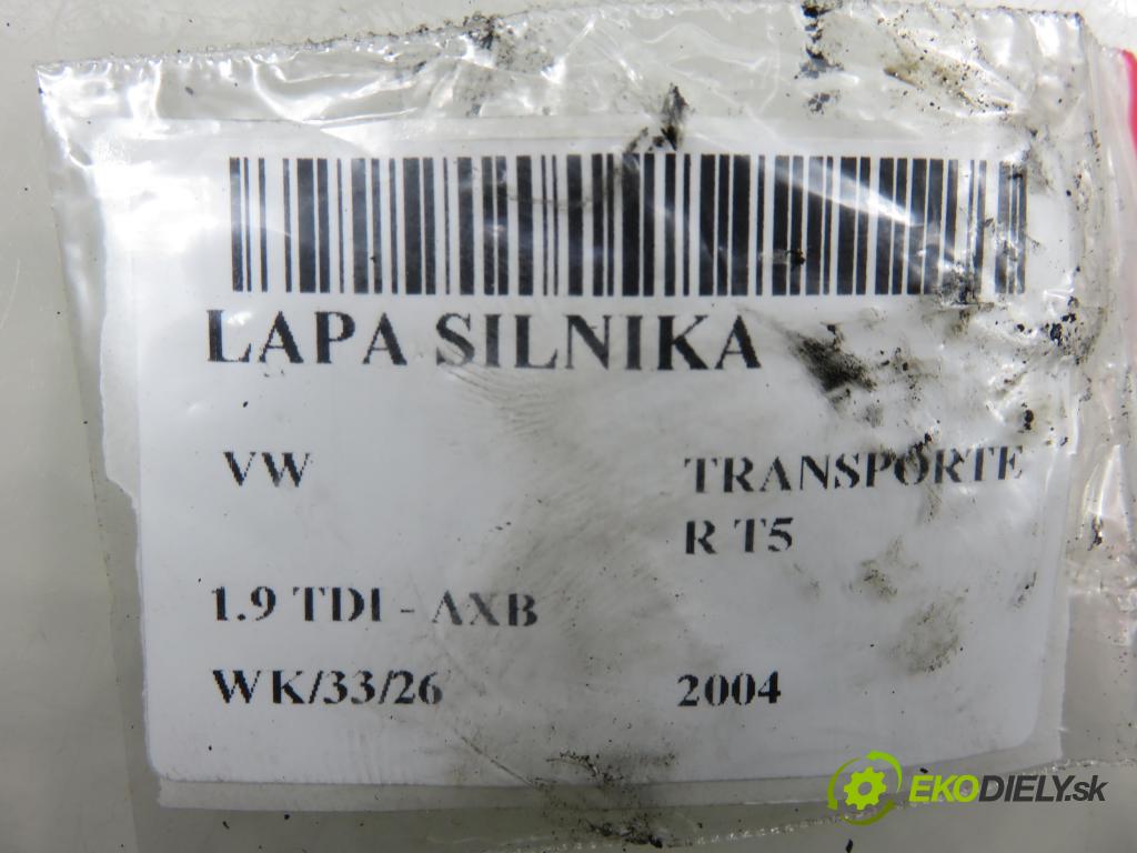 VW TRANSPORTER V Skrzynia (7HA, 7HH, 7EA, 7EH) FURGON 2004 77,00 1.9 TDI PD 105 - AXB 1896,00 uchycení motora 7H0199343