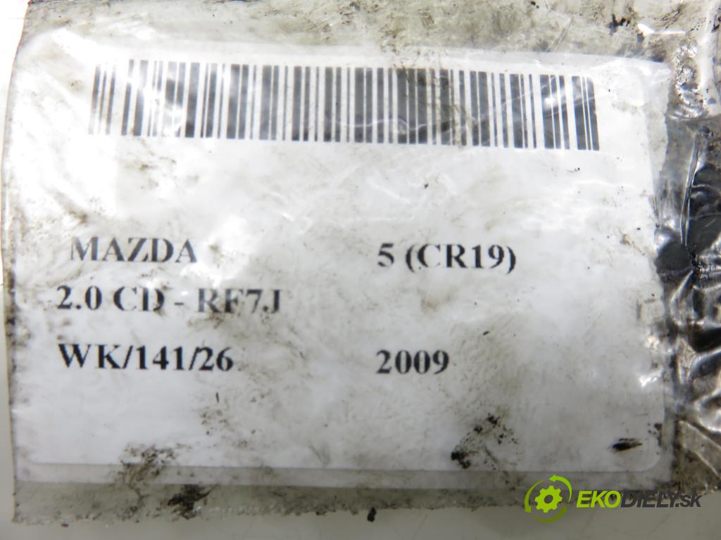 MAZDA 5 (CR19) MINIVAN 2009 105,00 2.0 MZR-CD 143 - RF7J 1998,00 vstrekovač RF7J13H50 (Vstrekovač paliva)