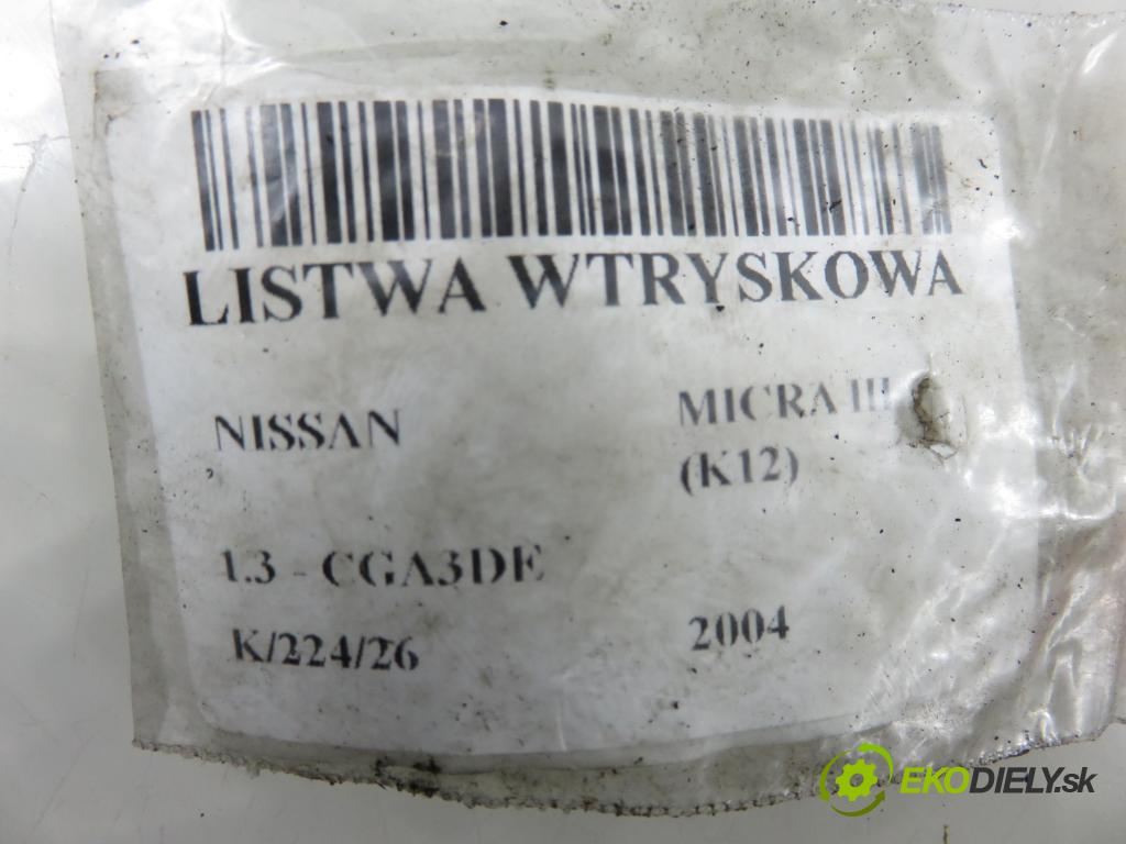 NISSAN MICRA III (K12) HB 2004 65,00 1.3 - CGA3DE 1348,00 Lišta vstrekovacia FBJB101 (Vstrekovacia lišta)