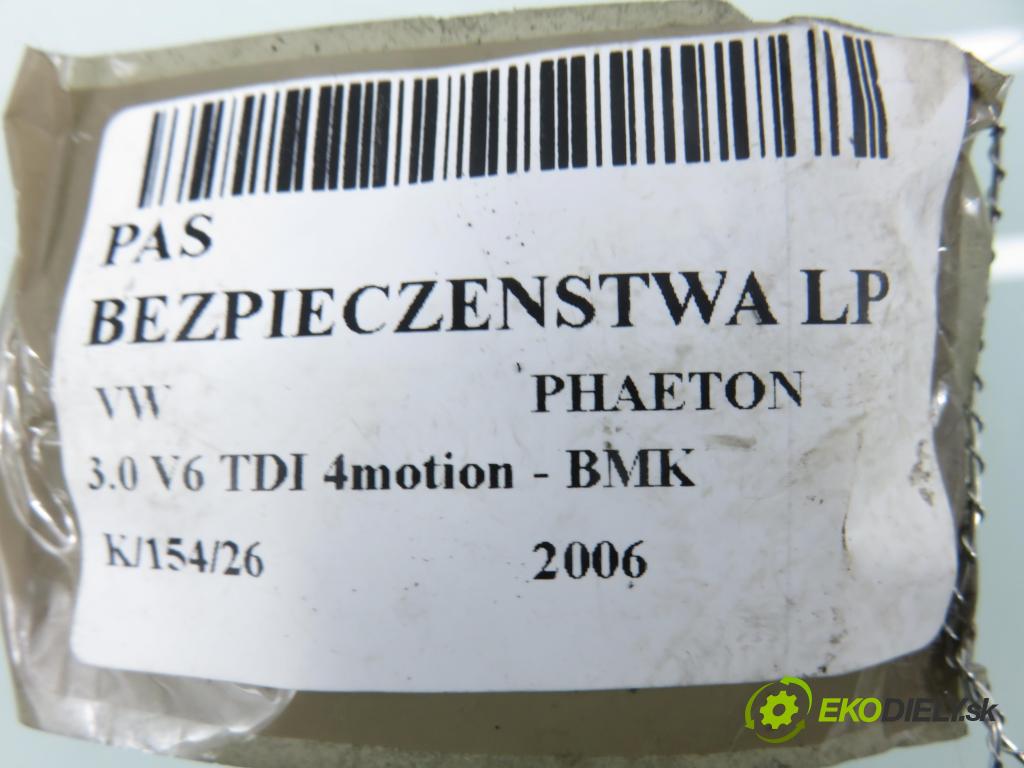 VW PHAETON (3D1, 3D2, 3D3, 3D4, 3D6, 3D7, 3D8, 3D9) SEDAN 2006 165,00 3.0 TDI 2967,00 Držiak bezpečnostný LP 3D1857705J