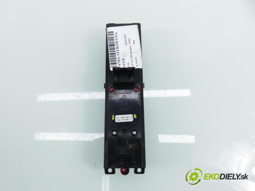 VW PHAETON (3D1, 3D2, 3D3, 3D4, 3D6, 3D7, 3D8, 3D9) SEDAN 2006 165,00 3.0 TDI 2967,00 Panel ovládaní oken 3D1959857B
