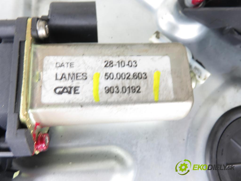 FIAT STILO (192_) HB 2004 76,00 1.6 16V 103 - 182 B6.000 1596,00 Mechanizmus okien 00467815630 ; 50002603 ; 9030192