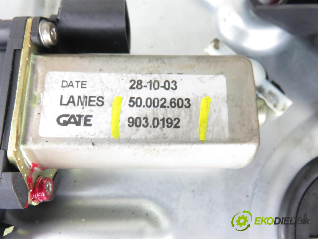 FIAT STILO (192_) HB 2004 76,00 1.6 16V 103 - 182 B6.000 1596,00 Mechanizmus okien 00467815630 ; 50002603 ; 9030192