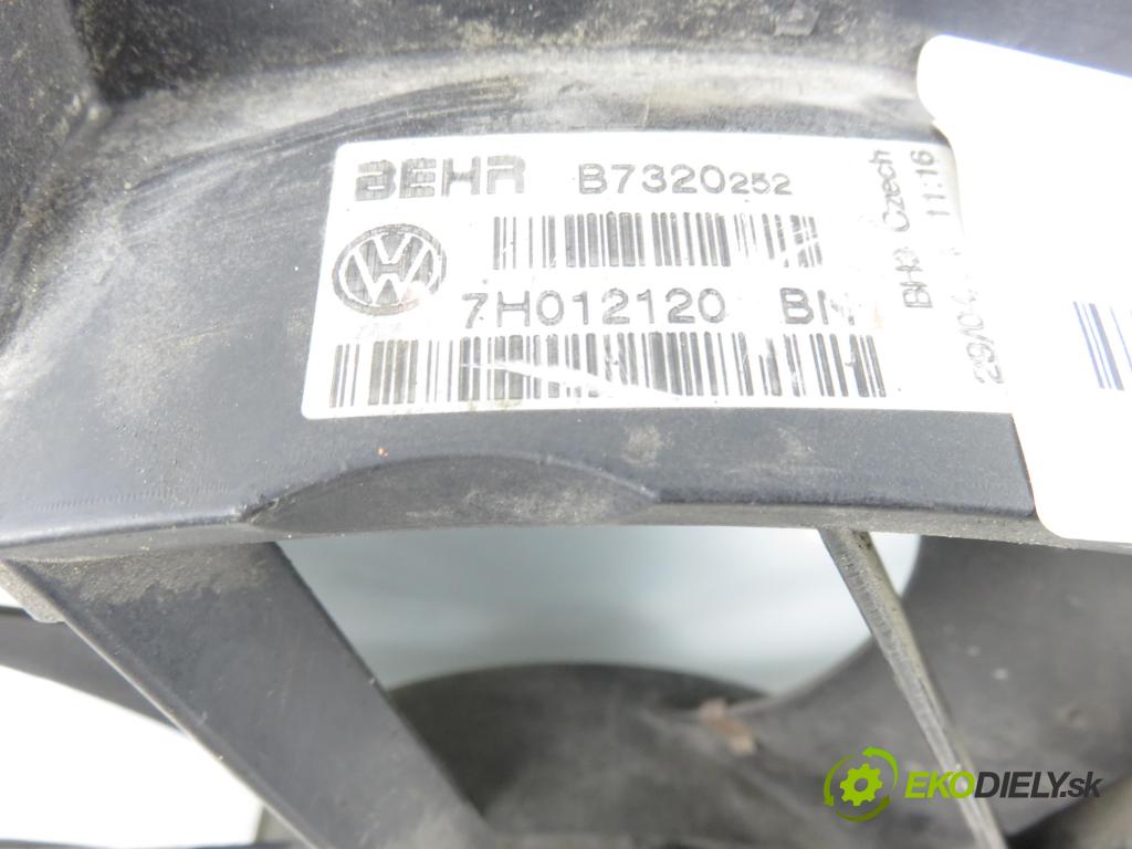 VW TRANSPORTER V Skrzynia (7HA, 7HH, 7EA, 7EH) FURGON 2004 77,00 1.9 TDI PD 105 - AXB 1896,00 ventilátor chladič PODNEBÍ / VODA 0130303917 ; 7H012120BN ; 7H0121207F
