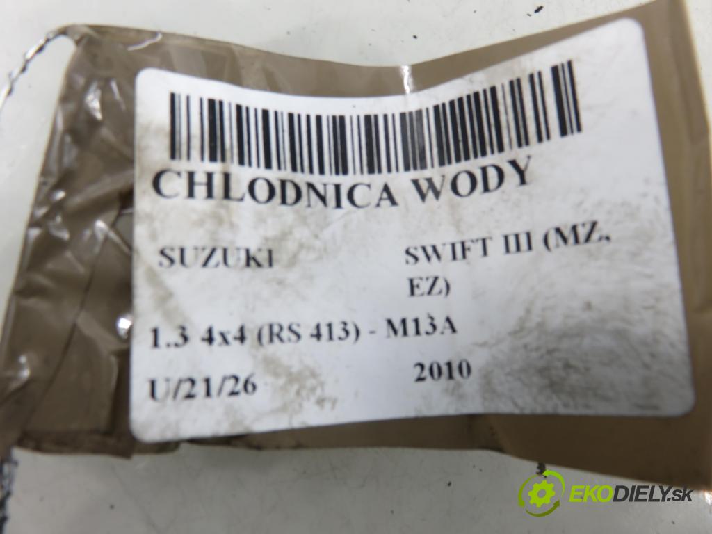SUZUKI SWIFT III (MZ, EZ) HB 2010 68,00 1.3 4x4 (RS 413) - M13A 1328,00 chladič vody
