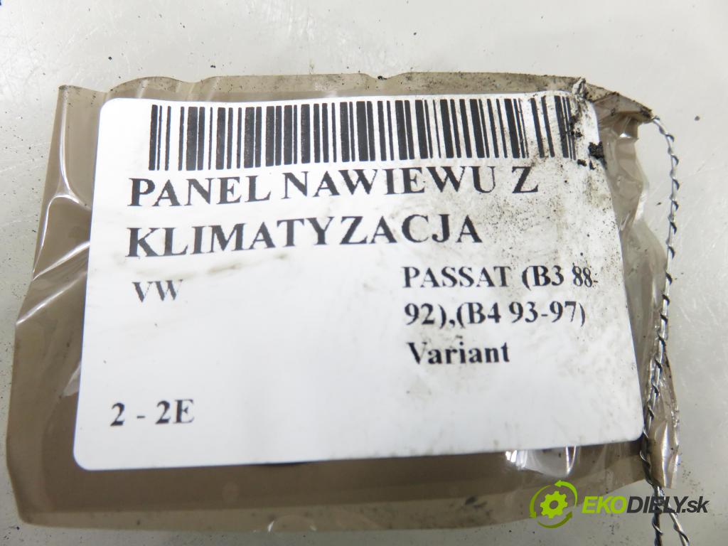 VW PASSAT B3/B4 Variant (3A5, 35I) KOMBI 1996 85,00 2.0 115 - 2E 1984,00 Panel topení KLIMATIZACE: 3A0819045C ; 3A0820045A