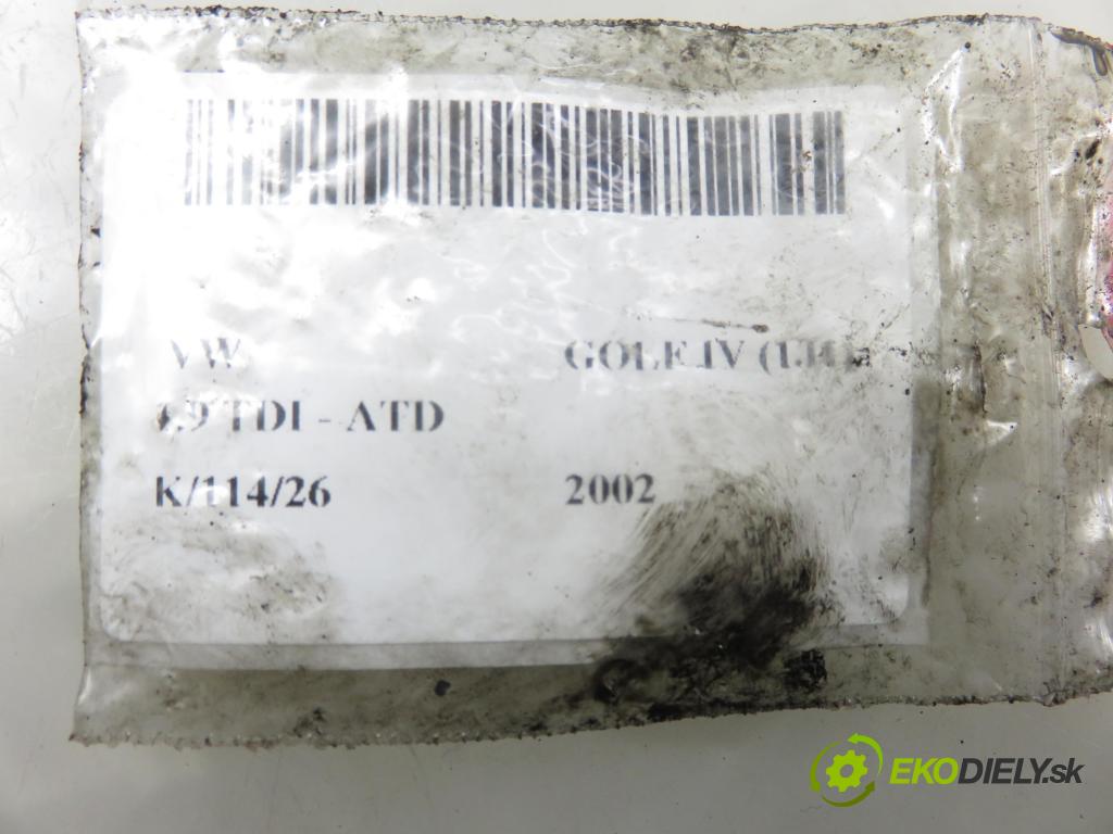 VW GOLF IV (1J1) HB 2002 74,00 1.9 TDI PD 101 - ATD 1896,00 Vstrekovač 038130073AJ ; 0414720037 (Vstrekovač paliva)