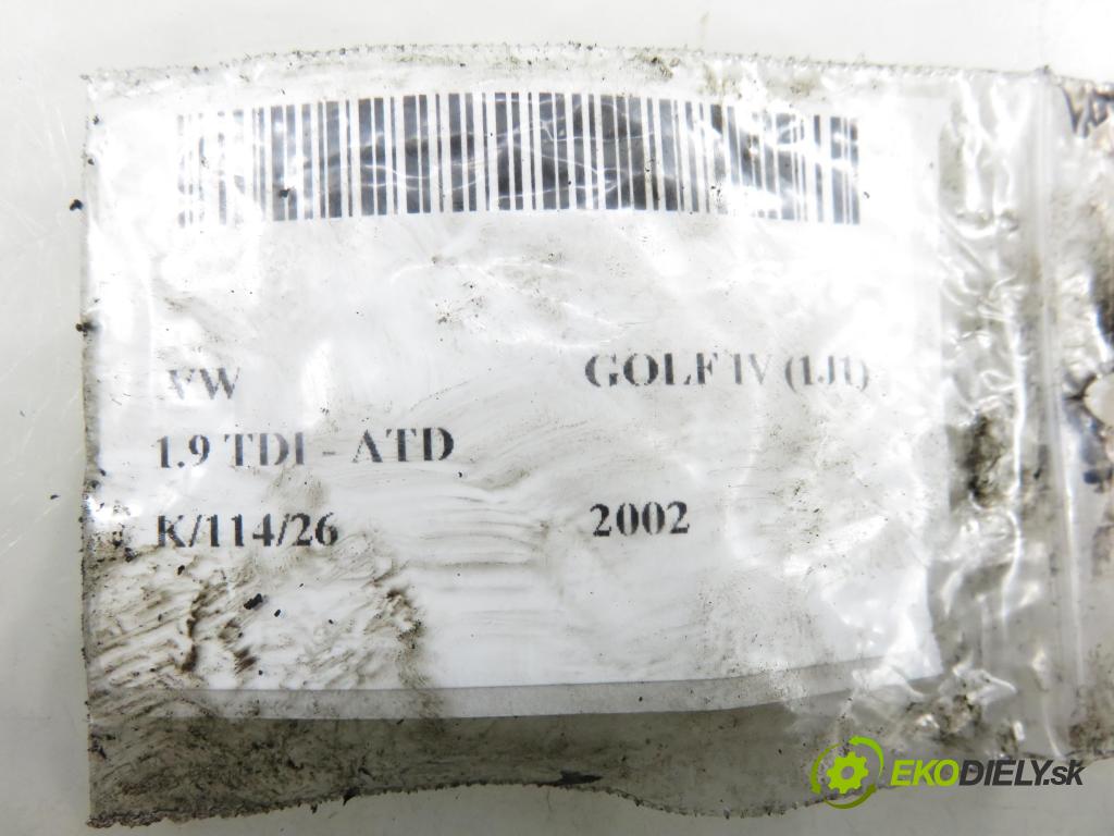 VW GOLF IV (1J1) HB 2002 74,00 1.9 TDI PD 101 - ATD 1896,00 Vstrekovač 038130073AJ ; 0414720037 (Vstrekovač paliva)