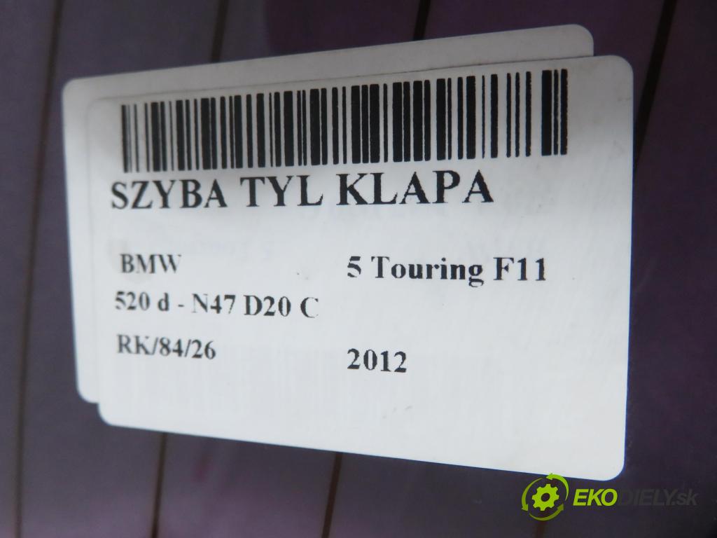 BMW 5 Touring (F11) KOMBI 2012 135,00 520 d 184 - N47 D20 C 1995,00 okno ZADNÍ: kapota 7206562 ; 7206563