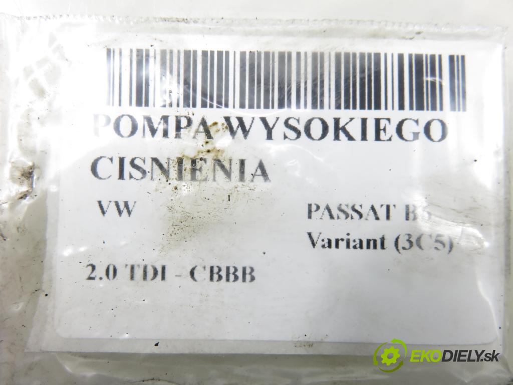 VW PASSAT B6 Variant (3C5) KOMBI 2009 125,00 2.0 TDI - CBBB 1968,00 pumpa vysokého TLAK: 0445010507 ; 0445116030 ; 03L089C