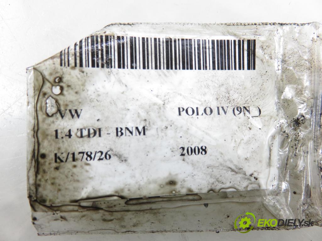 VW POLO (9N_) HB 2008 51,00 1.4 TDI - BNM 1422,00 Vstrekovač 038130073BN ; 0414720313 (Vstrekovač paliva)