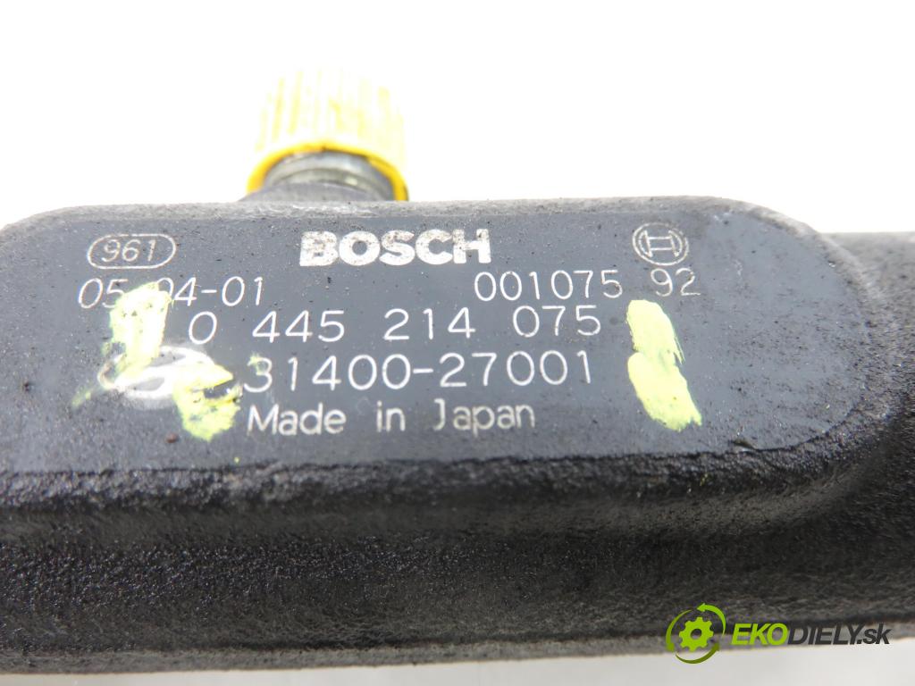 HYUNDAI TUCSON (JM) SUV 2006 83,00 2.0 CRDi 4WD 113 - D4EA 1991,00 Lišta vstrekovacia 0281002732 ; 0445214075 ; 3140027001 (Vstrekovacia lišta)