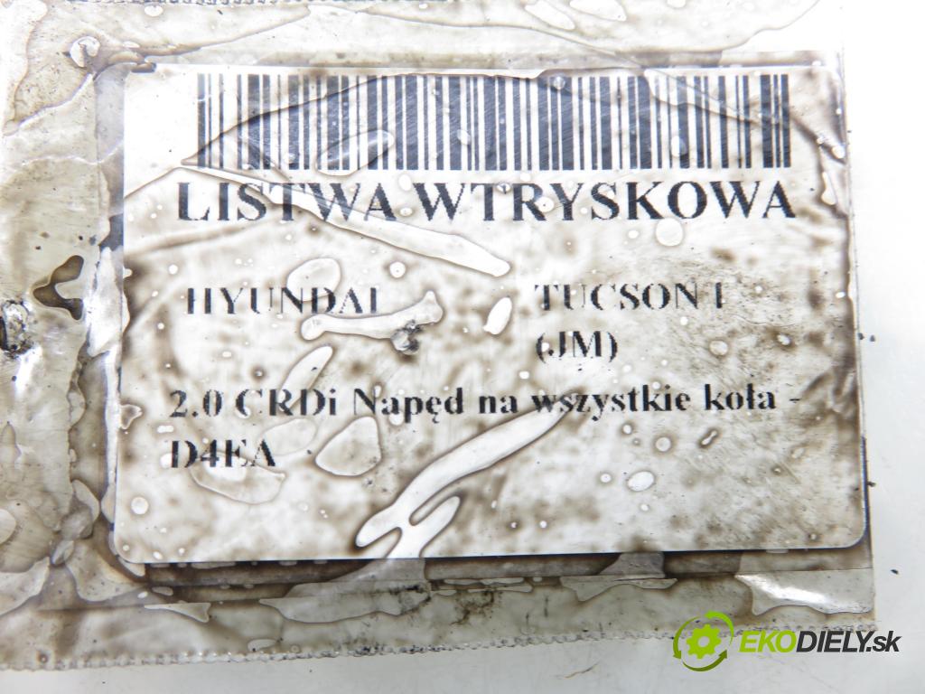 HYUNDAI TUCSON (JM) SUV 2006 83,00 2.0 CRDi 4WD 113 - D4EA 1991,00 Lišta vstrekovacia 0281002732 ; 0445214075 ; 3140027001 (Vstrekovacia lišta)