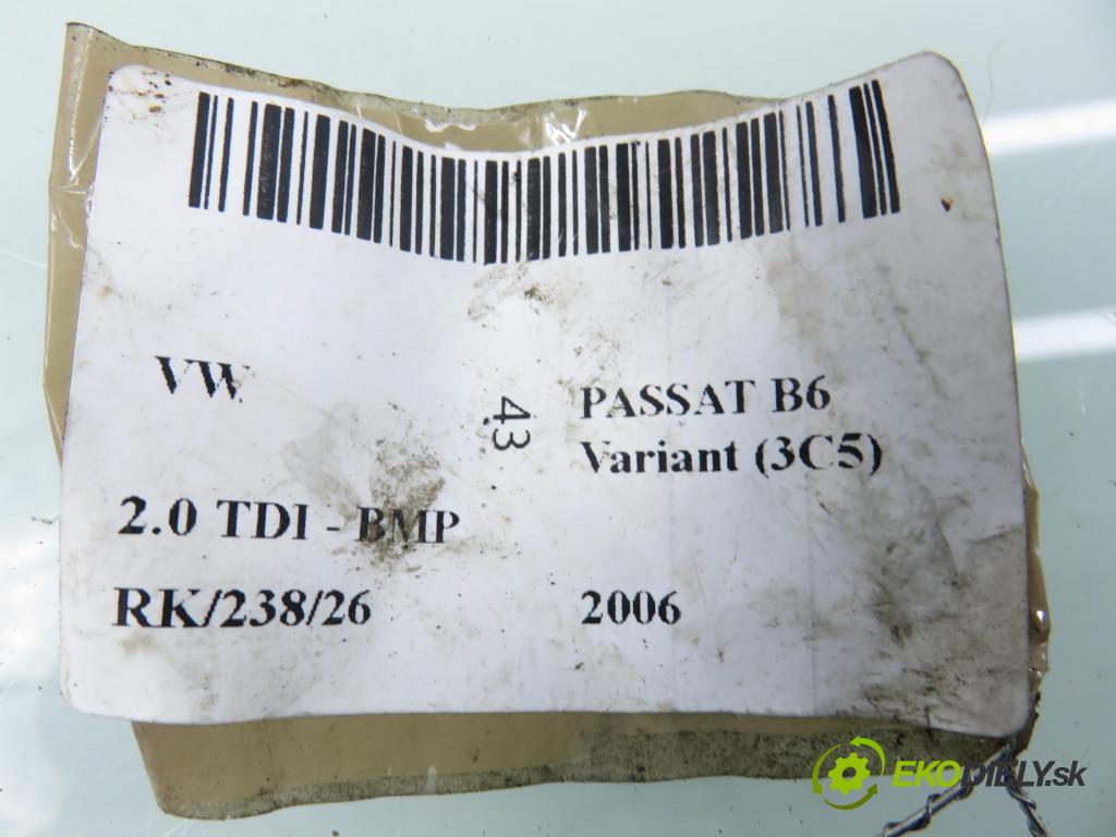 VW PASSAT B6 Variant (3C5) KOMBI 2006 103,00 2.0 TDI PD 8V 140 - BMP 1968,00 Pumpa paliva 3Q0919050