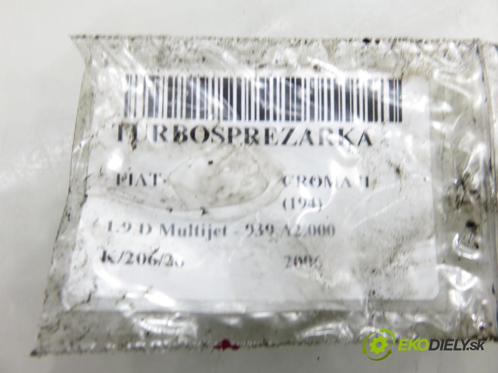 FIAT CROMA (194_) KOMBI 2006 110,00 1.9 D Multijet 150 - 939 A2.000 1910,00 Turbodúchadlo 55196766 (Turbodúchadlo (kompletné))