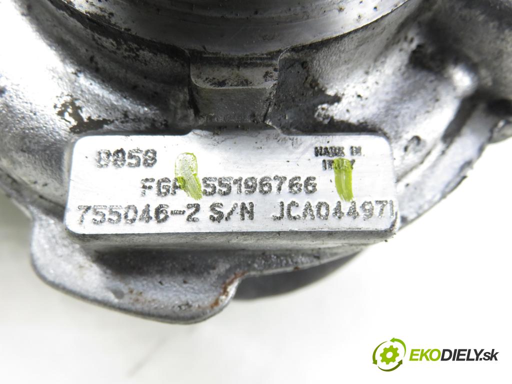 FIAT CROMA (194_) KOMBI 2006 110,00 1.9 D Multijet 150 - 939 A2.000 1910,00 Turbodúchadlo 55196766 (Turbodúchadlo (kompletné))