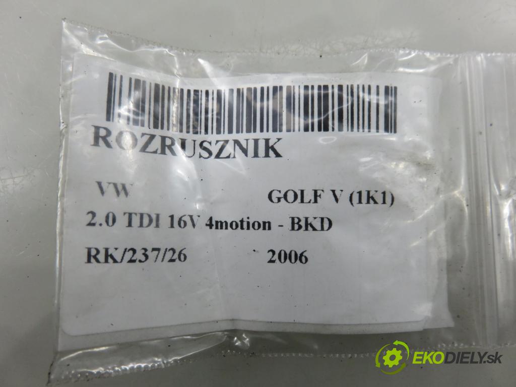 VW GOLF V (1K1) HB (LONG) 2006 103,00 2.0 TDI 16V 4motion - BKD 1968,00 Štartér  (Štartér)