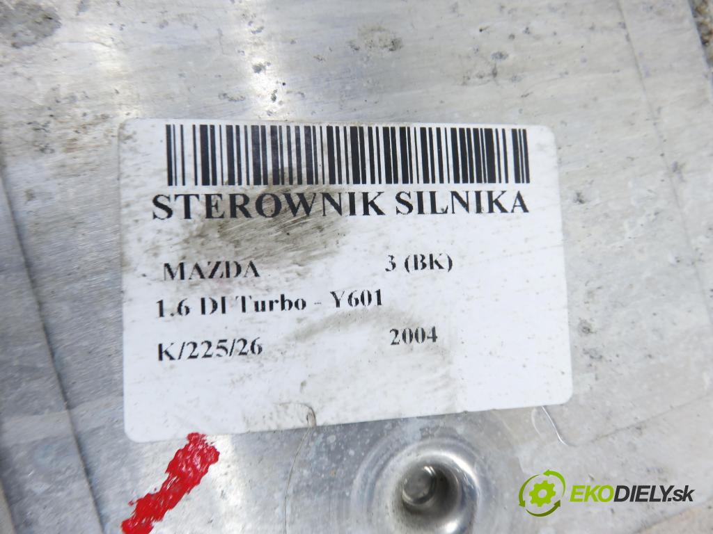 MAZDA 3 (BK) HB 2004 80,00 1.6 DI Turbo 109 - Y601 (PSA) 1560,00 řídící jednotka motora 4M6112A650AC