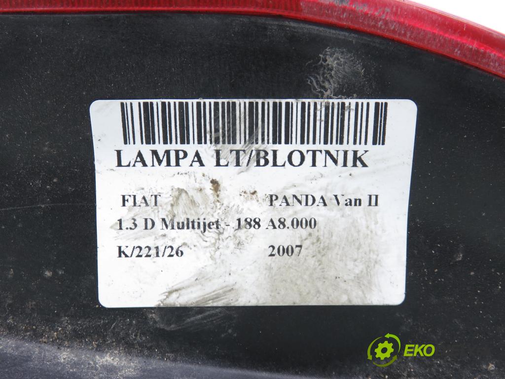 FIAT PANDA Van (169_) VAN 2007 51,00 1.3 D Multijet - 188 A8.000 1248,00 světlo levé zadní 51763009