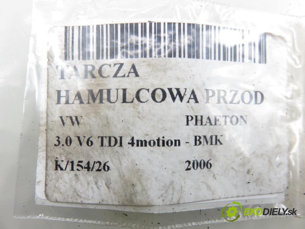 VW PHAETON (3D1, 3D2, 3D3, 3D4, 3D6, 3D7, 3D8, 3D9) SEDAN 2006 165,00 3.0 TDI 2967,00 lamela kotouč brzdová PŘEDNÍ: