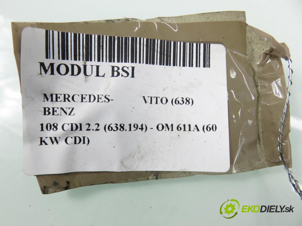 MERCEDES-BENZ VITO Autobus (638) BUS 2001 60,00 108 CDI 2.2 (638.194) - OM 611A (60 KW CDI) 2151,00 MODUL BSI 0005400650