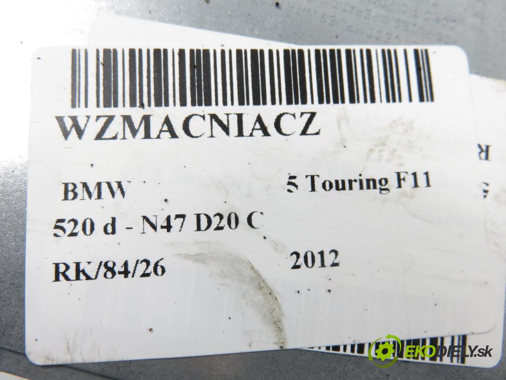 BMW 5 Touring (F11) KOMBI 2012 135,00 520 d 184 - N47 D20 C 1995,00 Zosilňovač 9266356 (Zosilňovač)