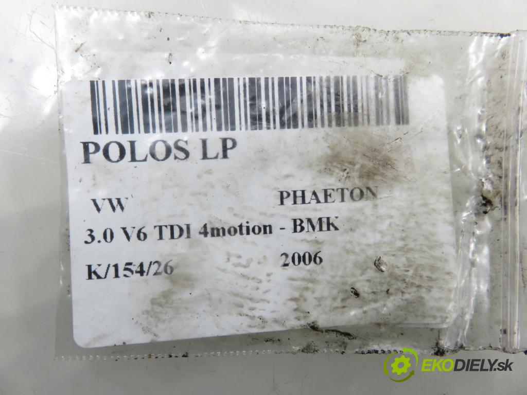 VW PHAETON (3D1, 3D2, 3D3, 3D4, 3D6, 3D7, 3D8, 3D9) SEDAN 2006 165,00 3.0 TDI 2967,00 poloos LP 3D0407271F