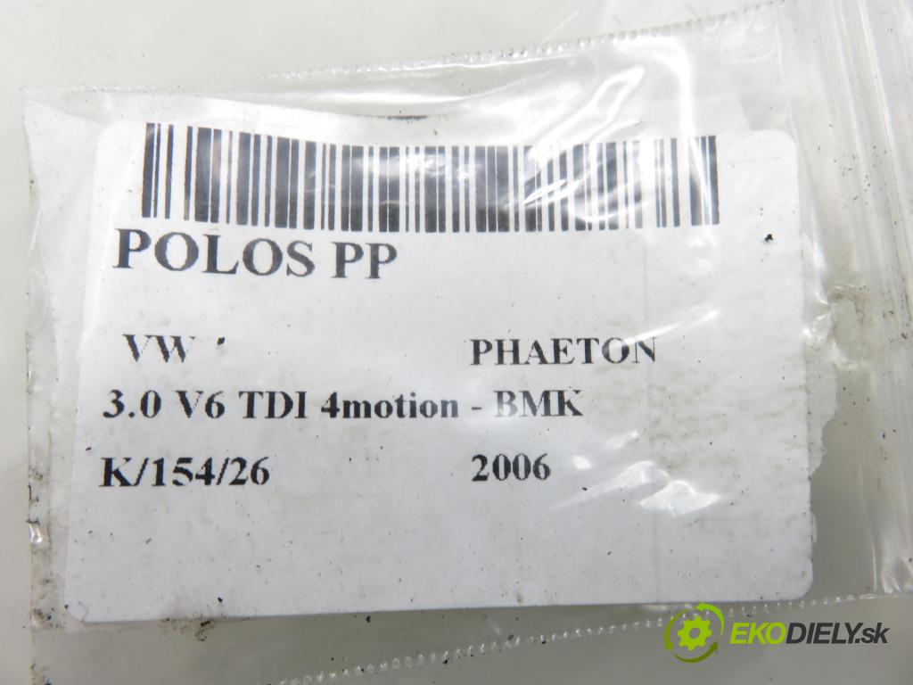 VW PHAETON (3D1, 3D2, 3D3, 3D4, 3D6, 3D7, 3D8, 3D9) SEDAN 2006 165,00 3.0 TDI 2967,00 poloos PP 3D0407272E