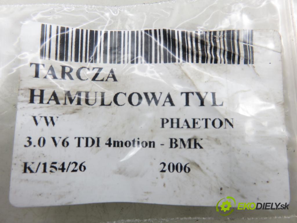 VW PHAETON (3D1, 3D2, 3D3, 3D4, 3D6, 3D7, 3D8, 3D9) SEDAN 2006 165,00 3.0 TDI 2967,00 lamela kotouč brzdová ZADNÍ: