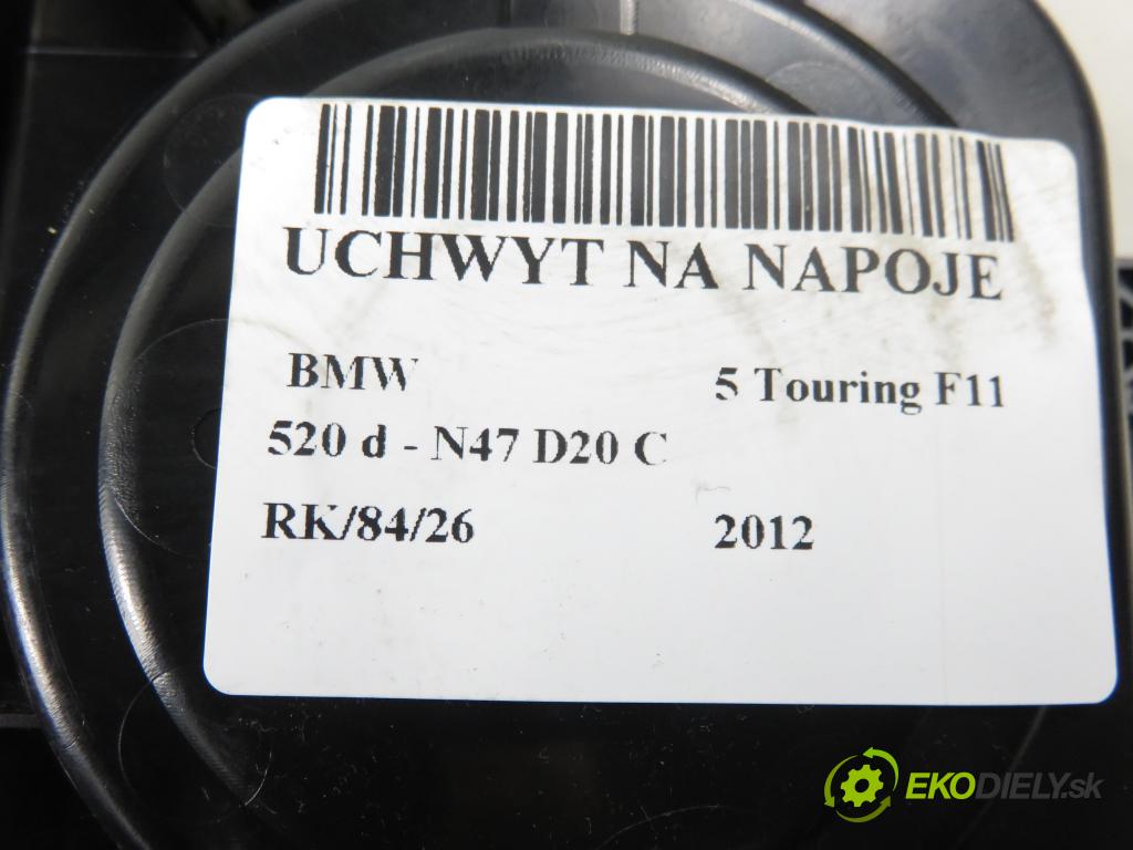 BMW 5 Touring (F11) KOMBI 2012 135,00 520 d 184 - N47 D20 C 1995,00 Držiak na nápoje 9241714 (Držiak (úchyt) na nápoje)